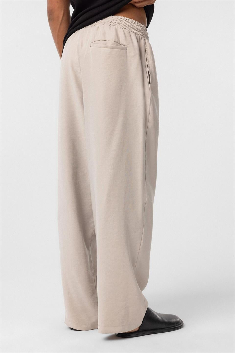 Baggy-Fit Modal Fabric Pants
