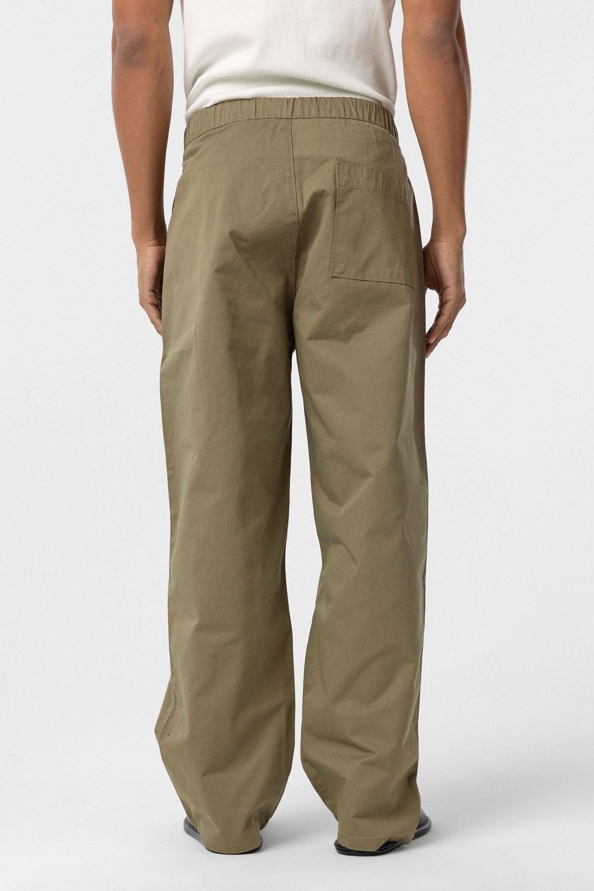 Baggy-Fit Gabardine Pants