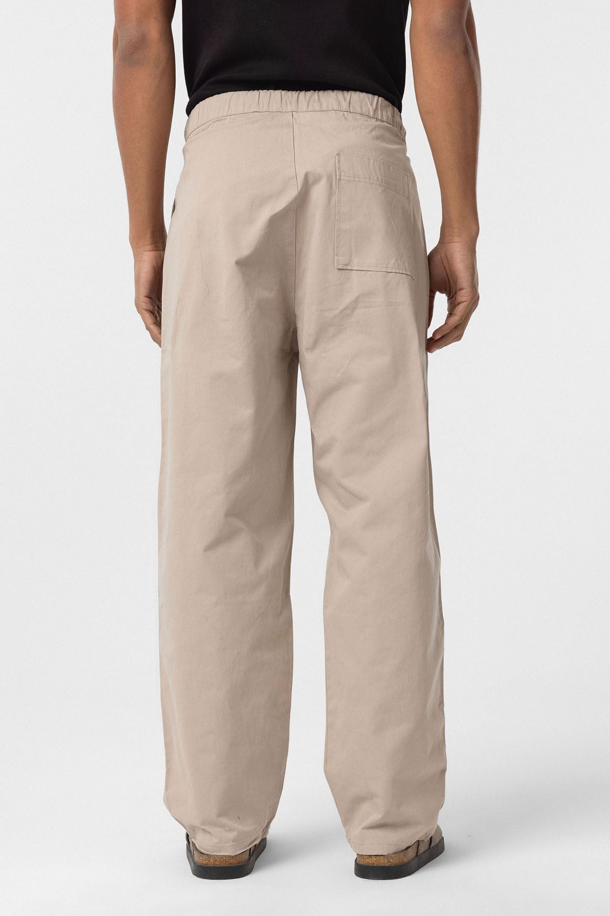 Baggy-Fit Gabardine Pants