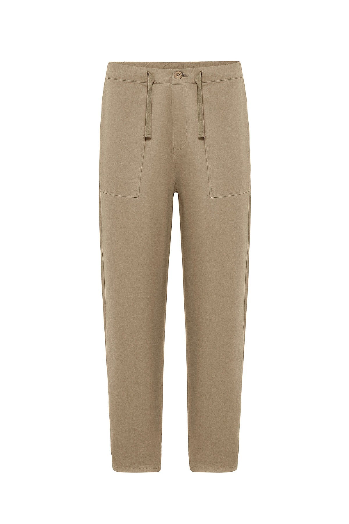 Baggy-Fit Gabardine Pants