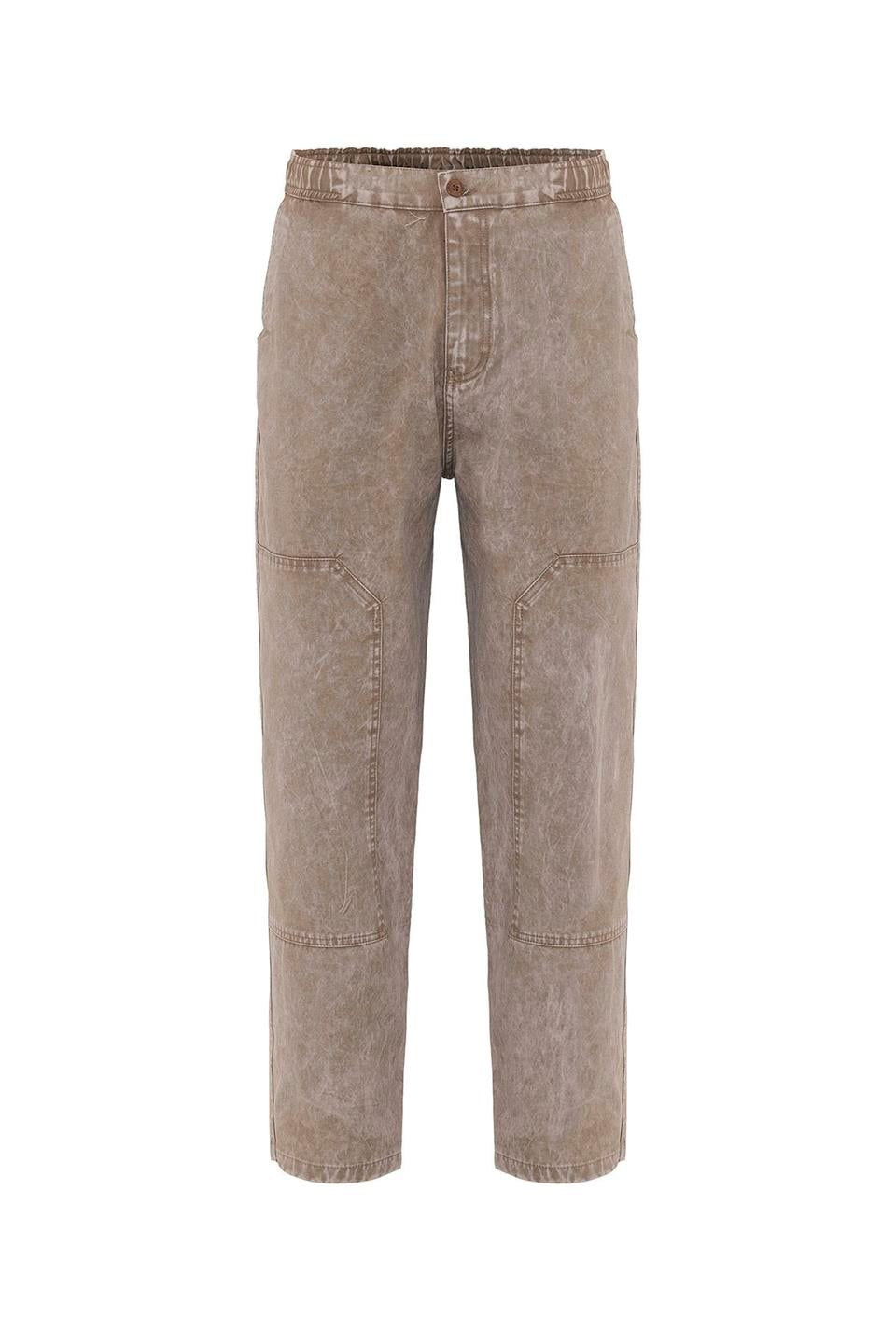Pre-Washed Baggy Gabardine Pants