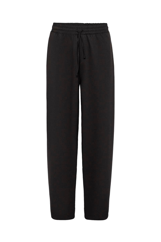 Baggy Pants with an Elastic Waistband