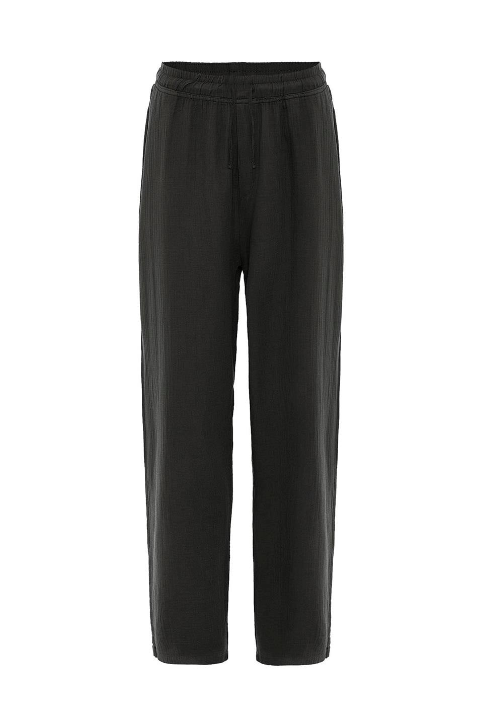 Baggy-Fit Muslin Linen Pants