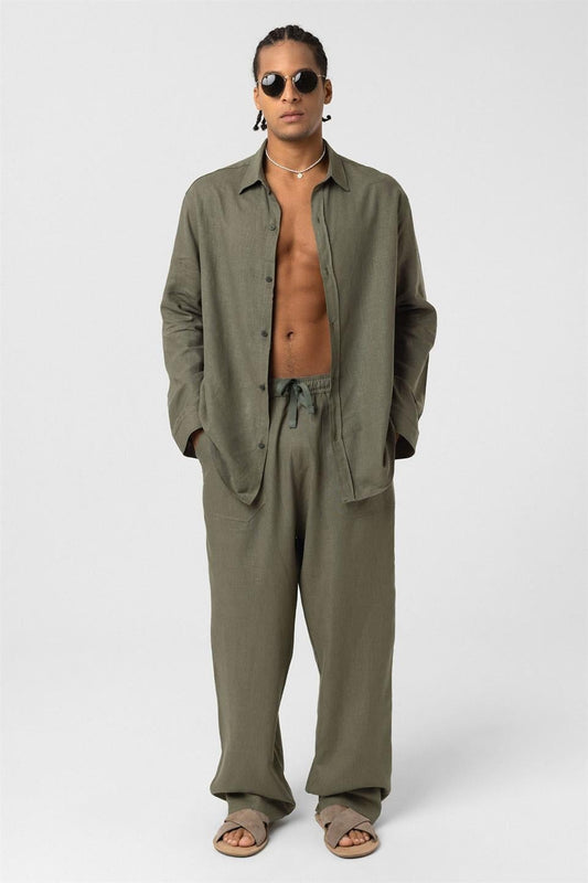 Baggy Linen Pants
