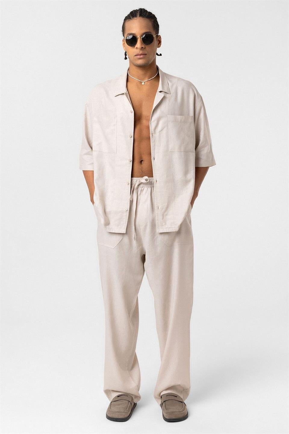 Baggy Linen Pants