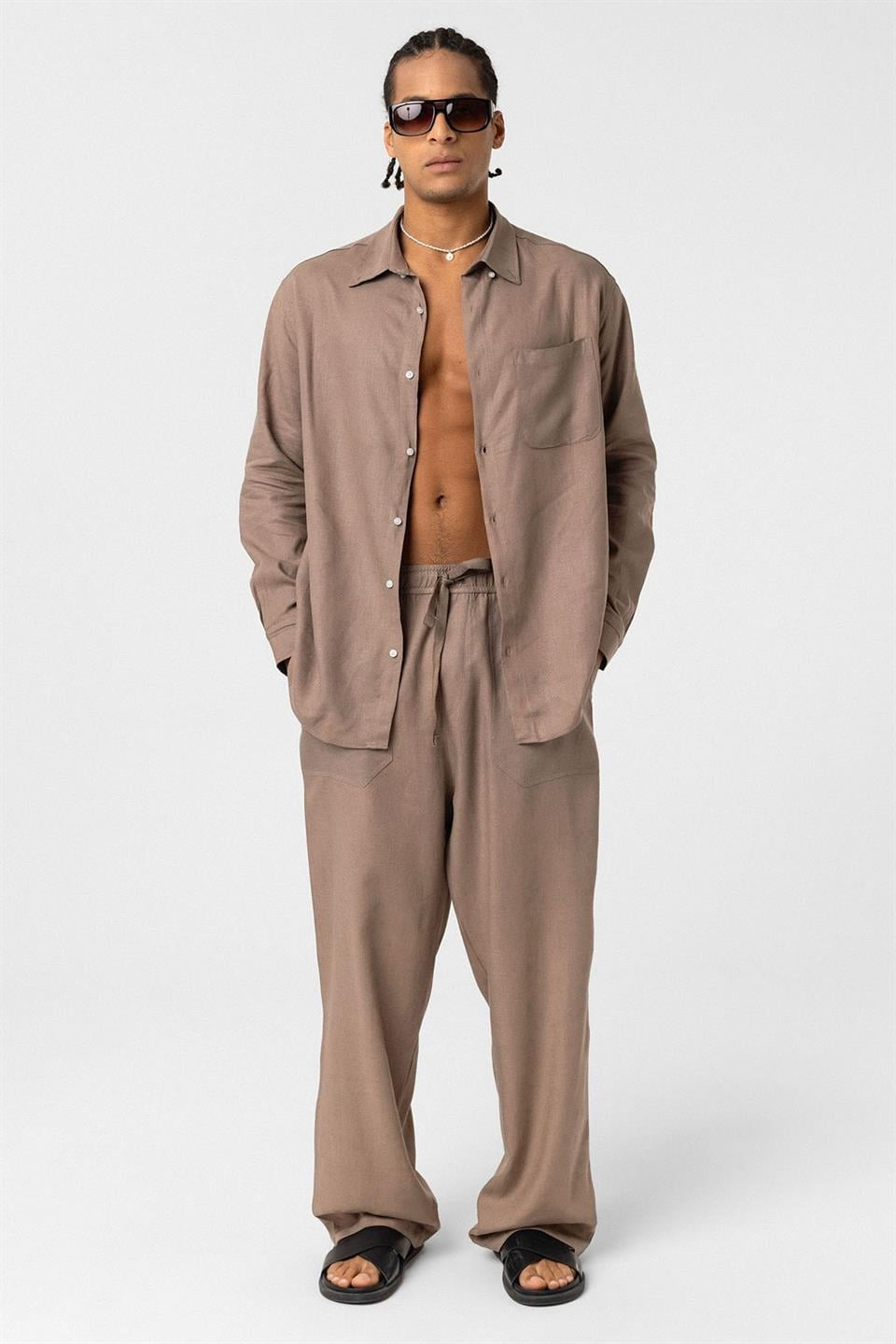 Baggy Linen Pants