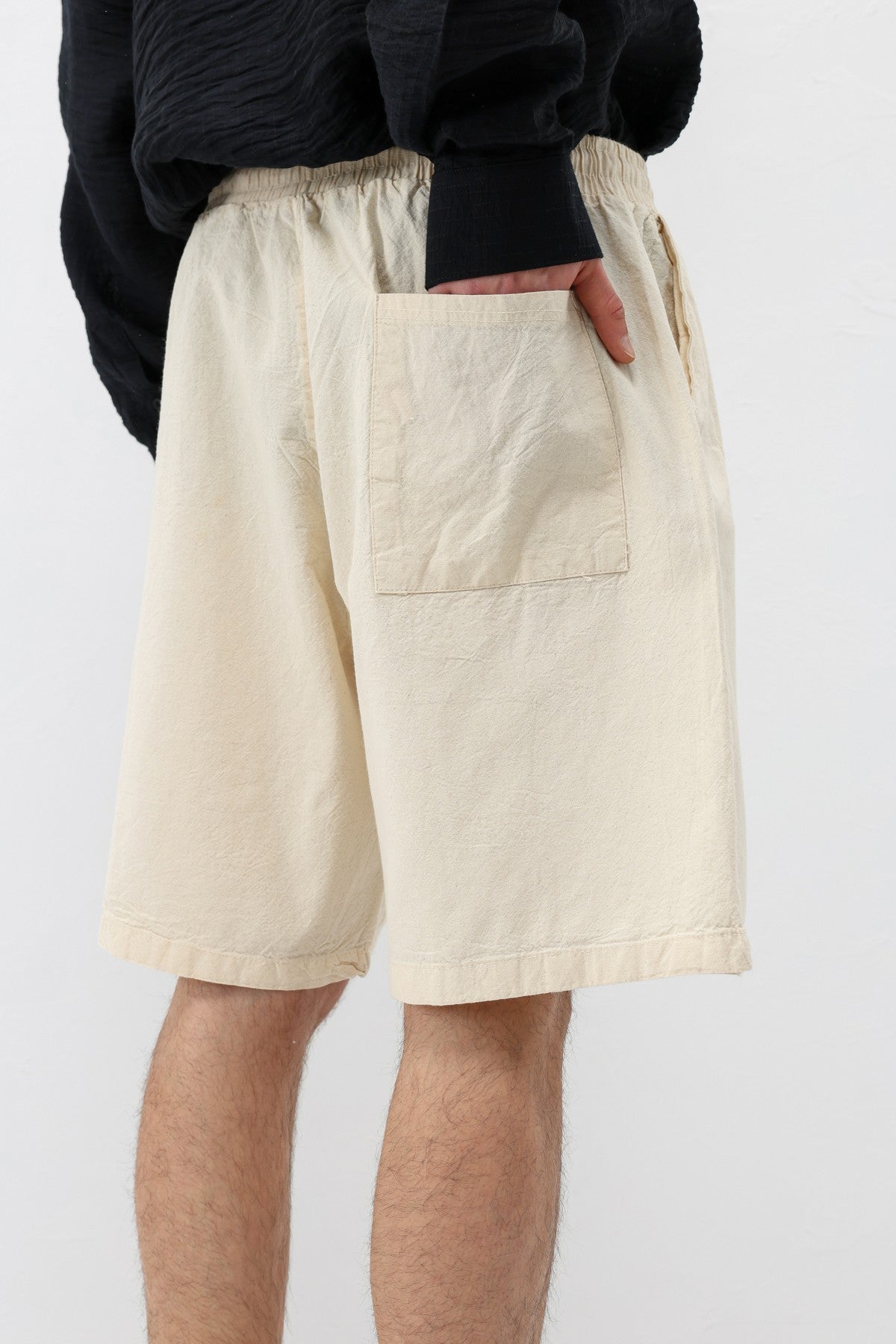 Oversized Linen Shorts