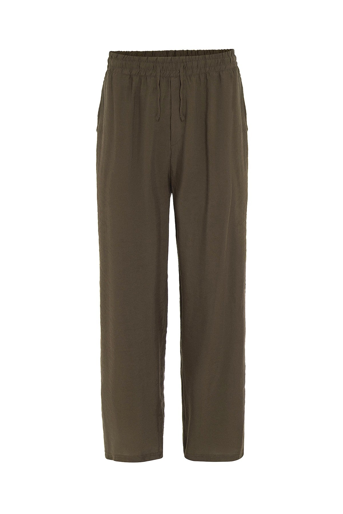Baggy-Fit Modal Fabric Pants