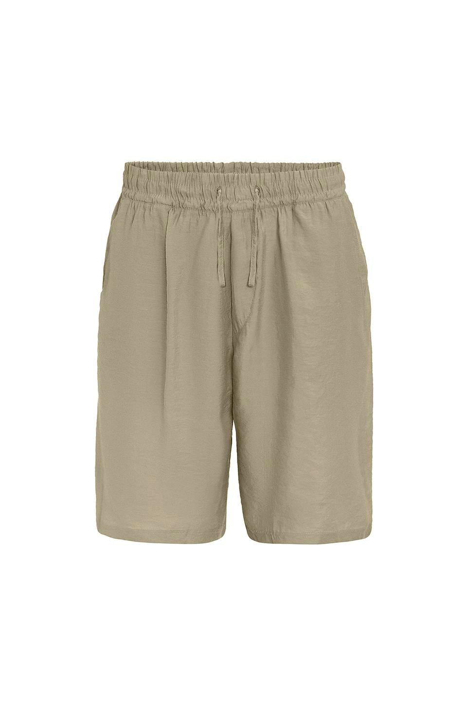 Oversized Modal Fabric Bermuda Shorts