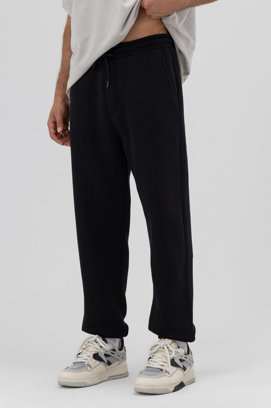 Basic Sweatpants with Elastic Cuffs