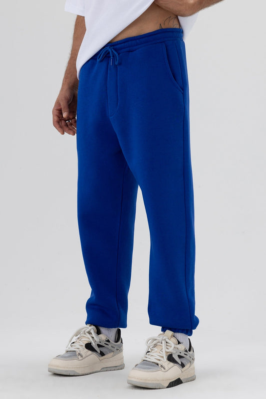 Basic Sweatpants with Elastic Cuffs