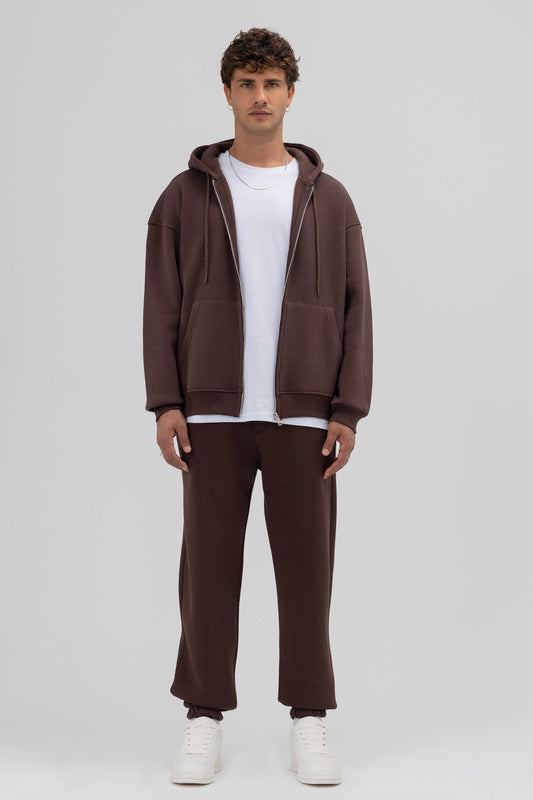 Basic Sweatpants with Elastic Cuffs