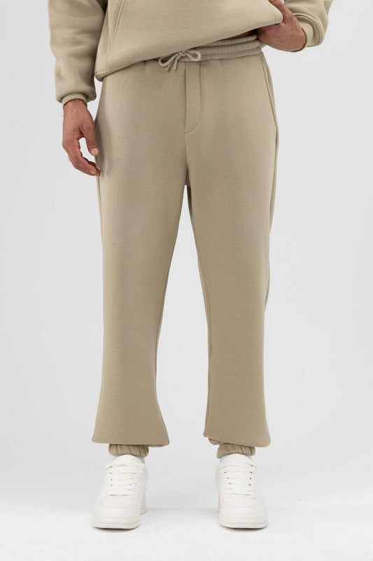 Basic Sweatpants with Elastic Cuffs