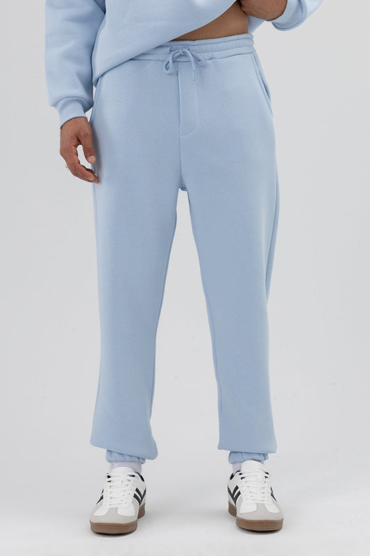 Basic Sweatpants with Elastic Cuffs