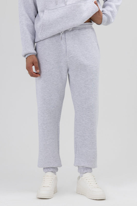 Basic Sweatpants with Elastic Cuffs