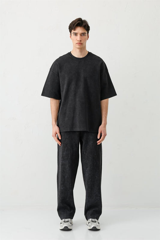 Baggy-Fit Pre-Washed Sweatpants