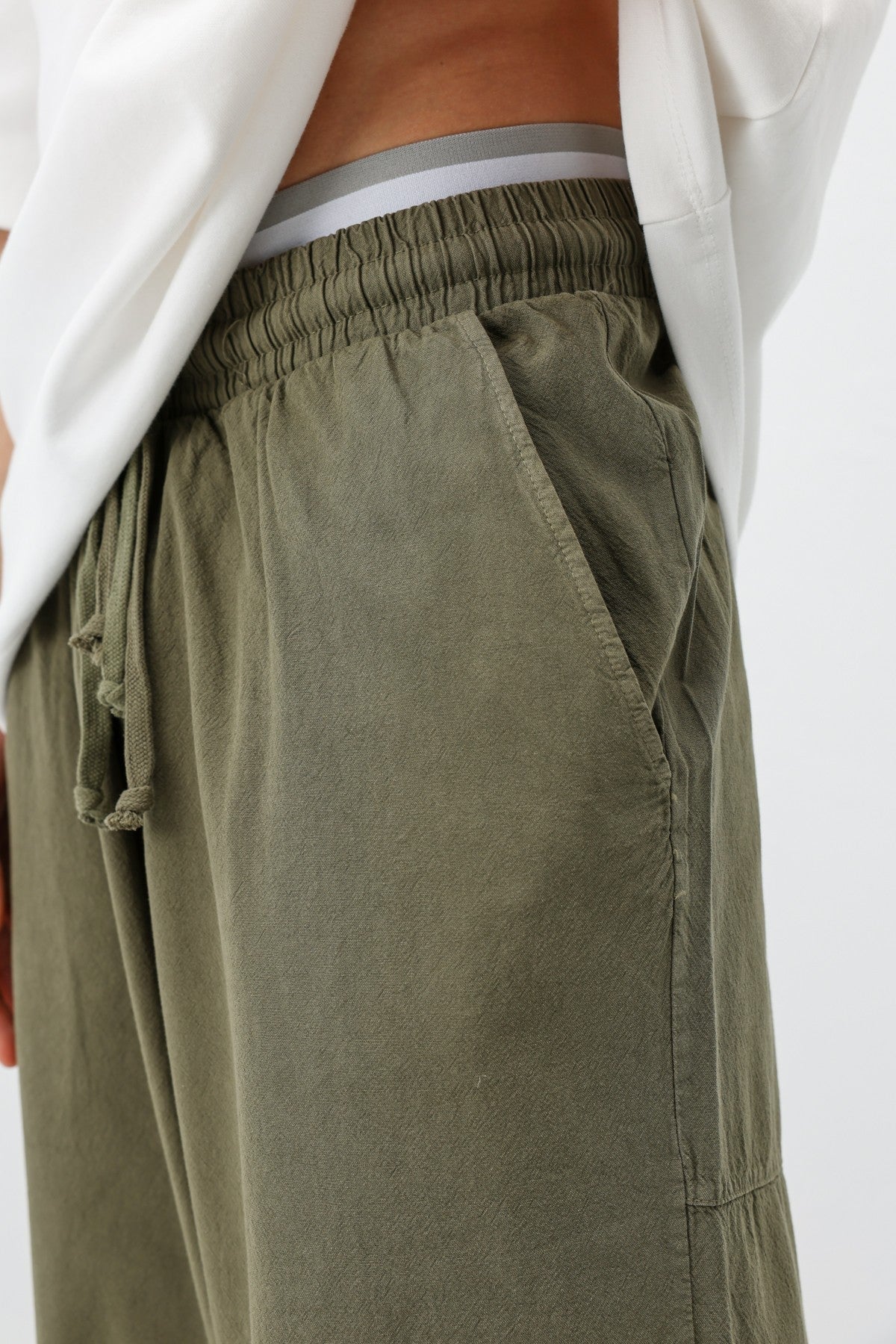 Super Baggy-Fit Linen Pants