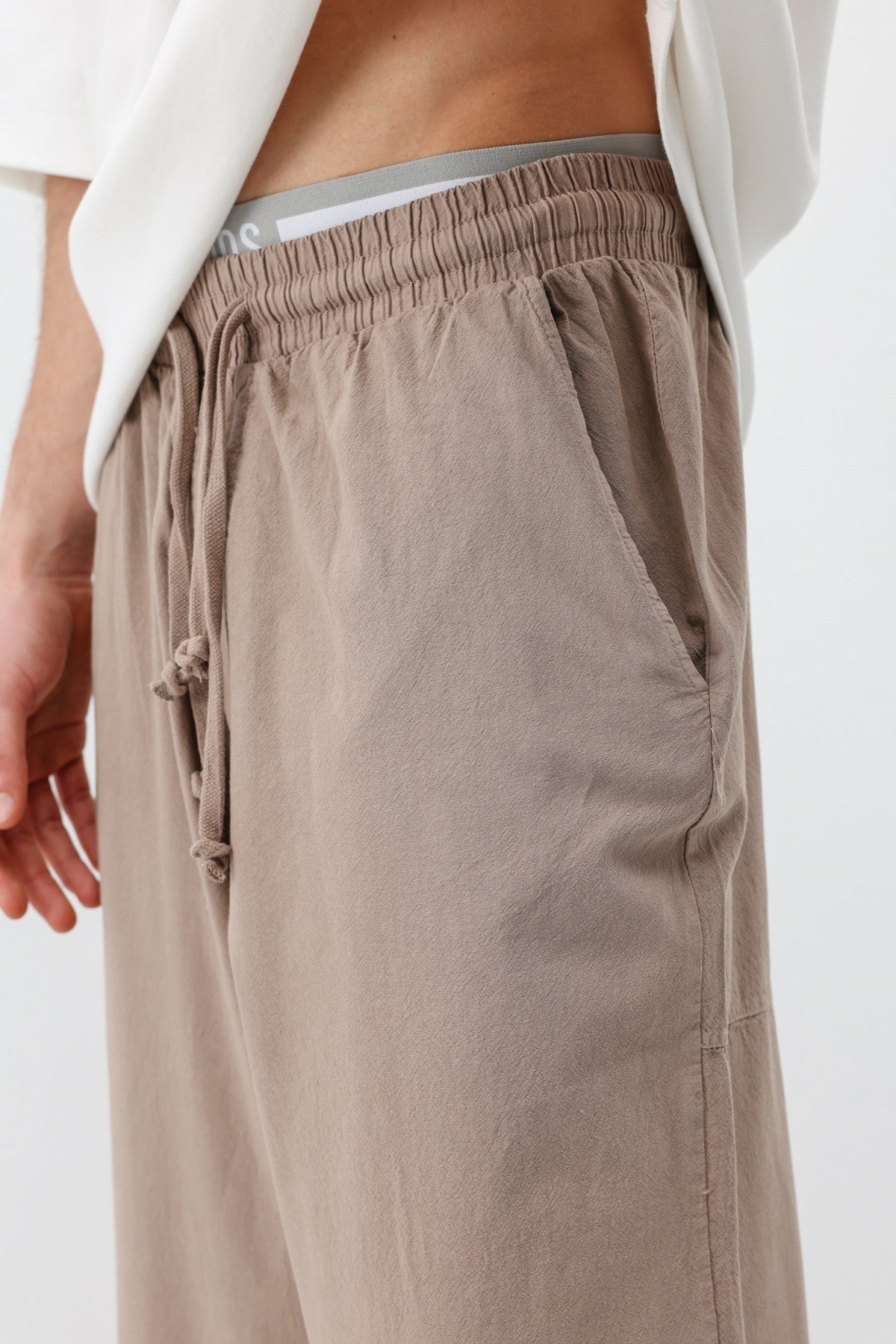 Super Baggy-Fit Linen Pants