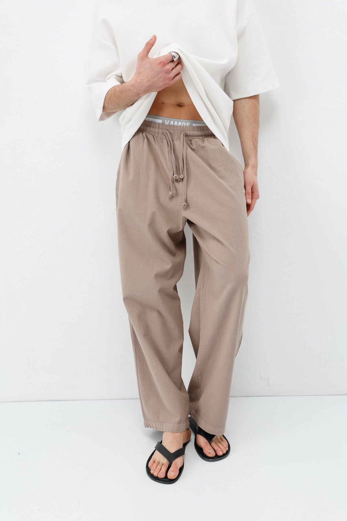 Super Baggy-Fit Linen Pants