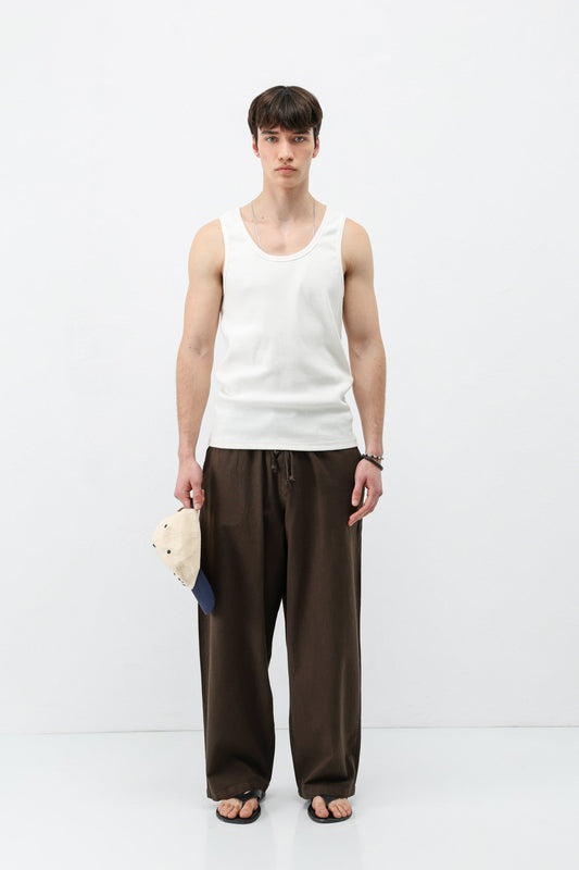 Super Baggy-Fit Linen Pants