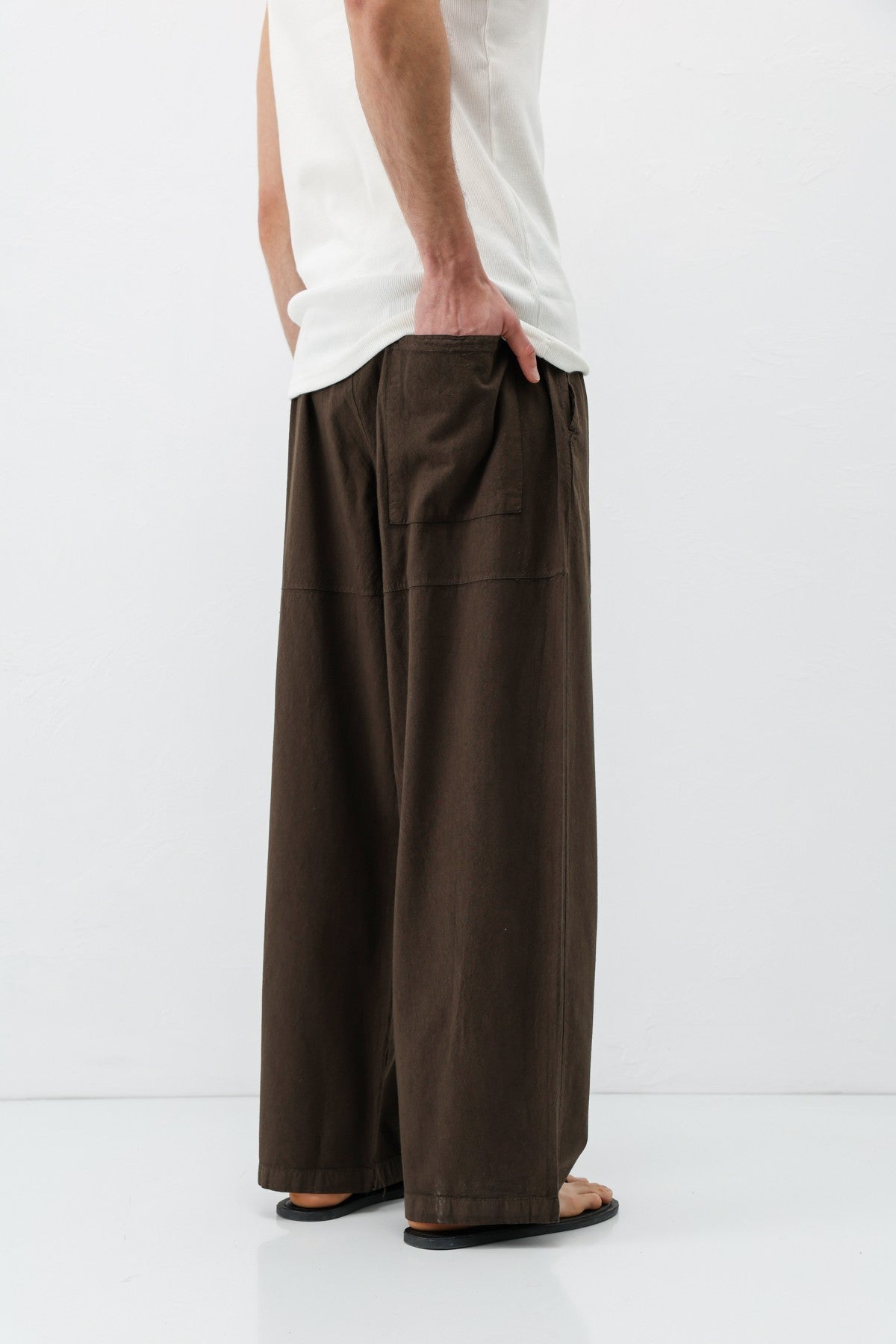 Super Baggy-Fit Linen Pants