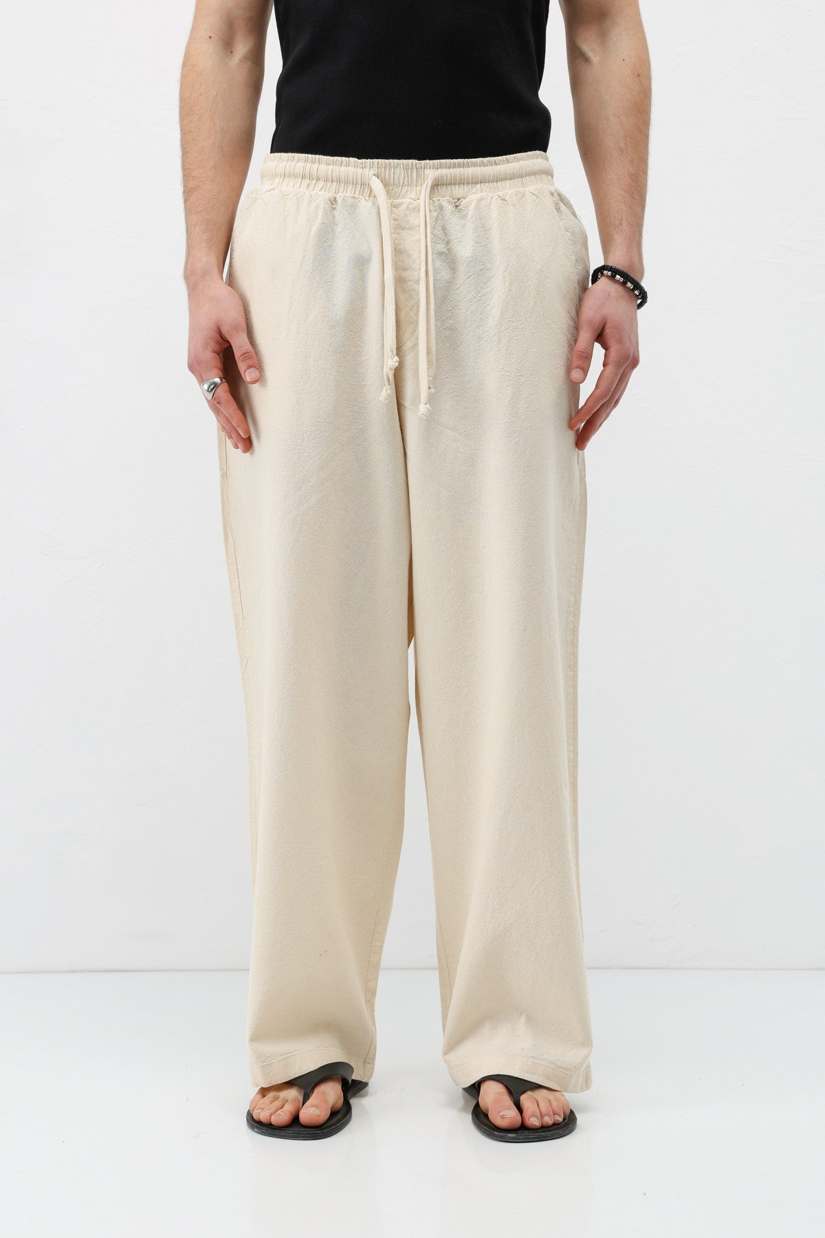 Super Baggy-Fit Linen Pants