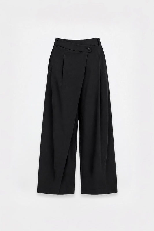 Balloon Fit Fabric Pants