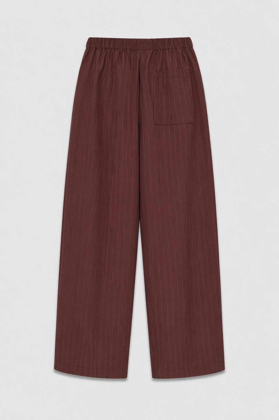 Striped Lyocell-Blend Relaxed-Fit Pants