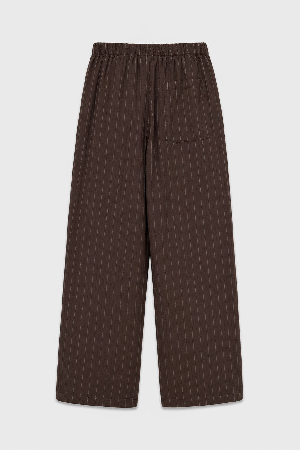 Striped Lyocell-Blend Relaxed-Fit Pants