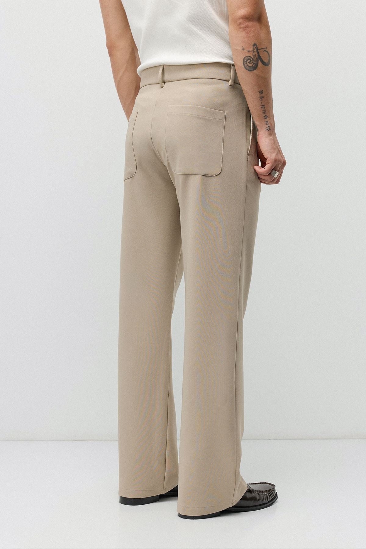 High-Waisted Flare-Fit Pants
