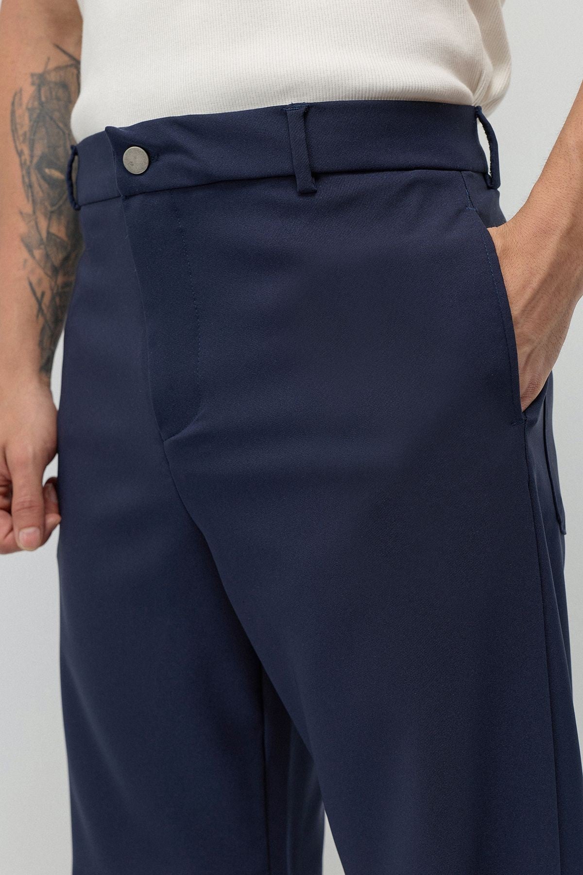 High-Waisted Flare-Fit Pants