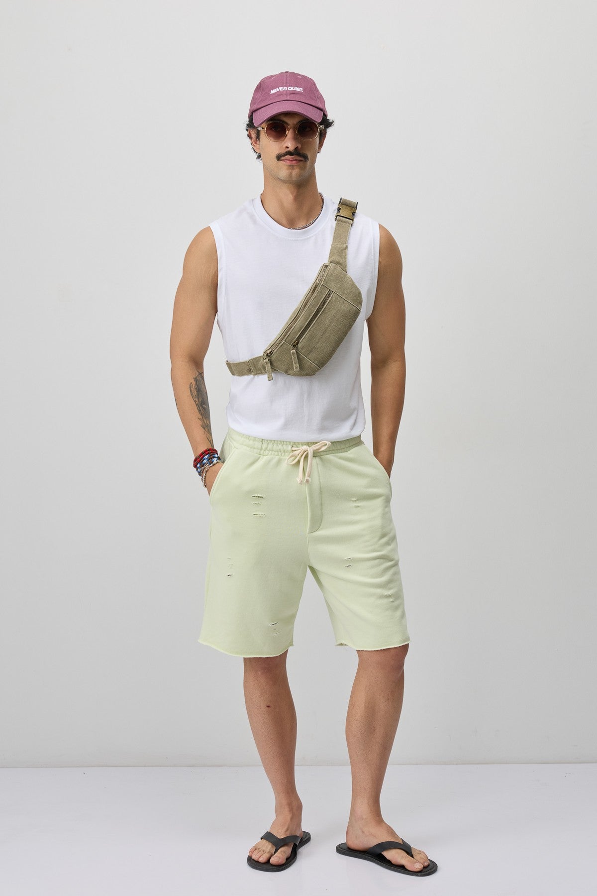 Loose-Fit Shorts with Drawstring