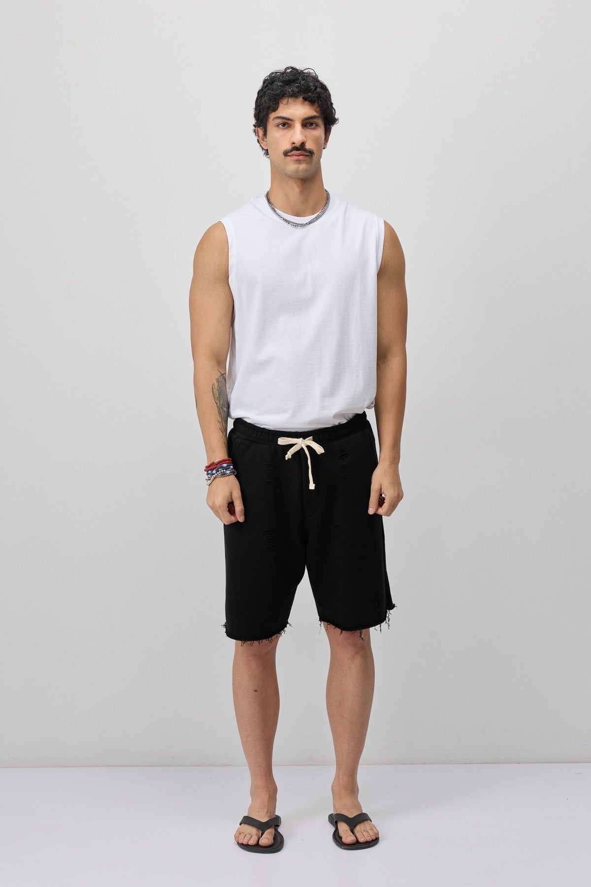Loose-Fit Shorts with Drawstring