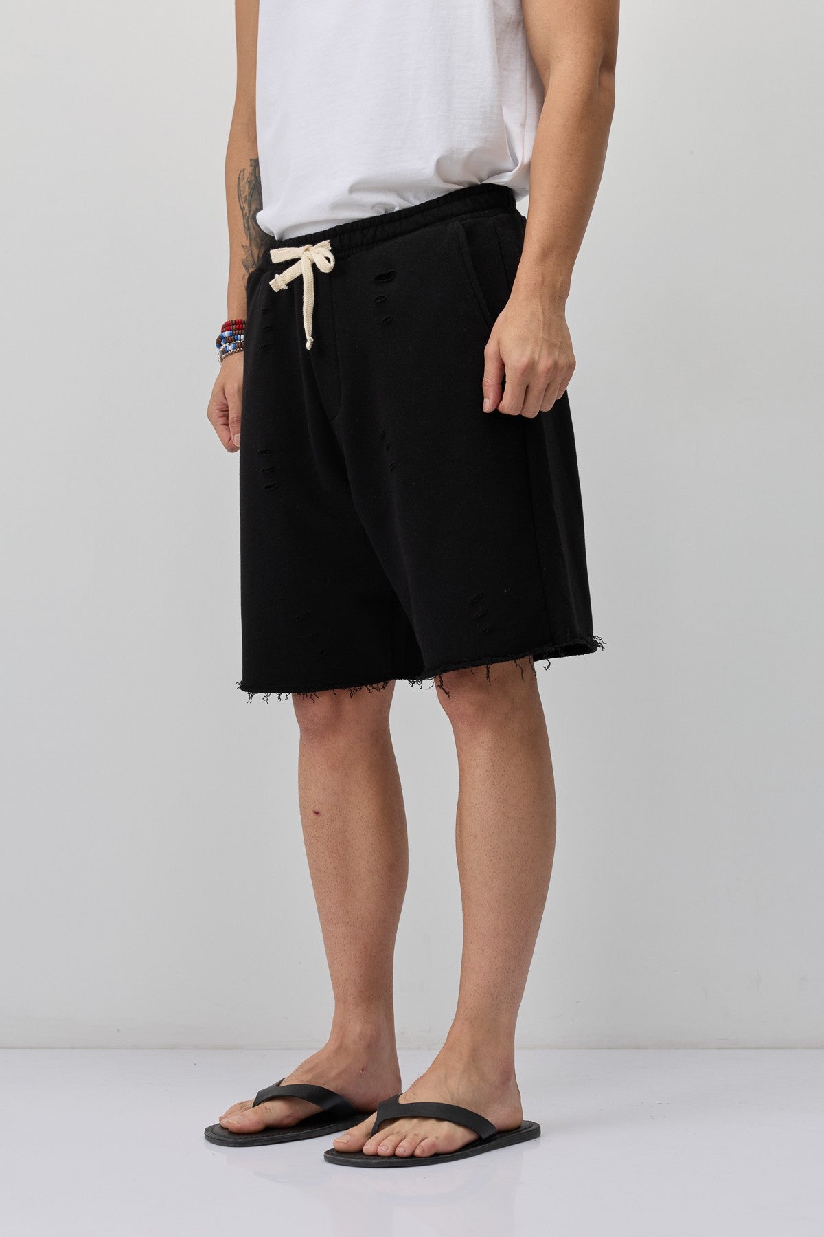 Loose-Fit Shorts with Drawstring