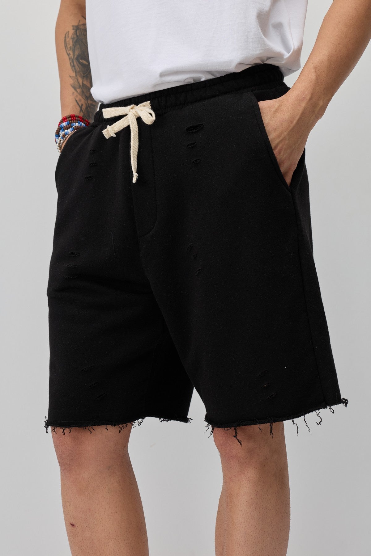 Loose-Fit Shorts with Drawstring