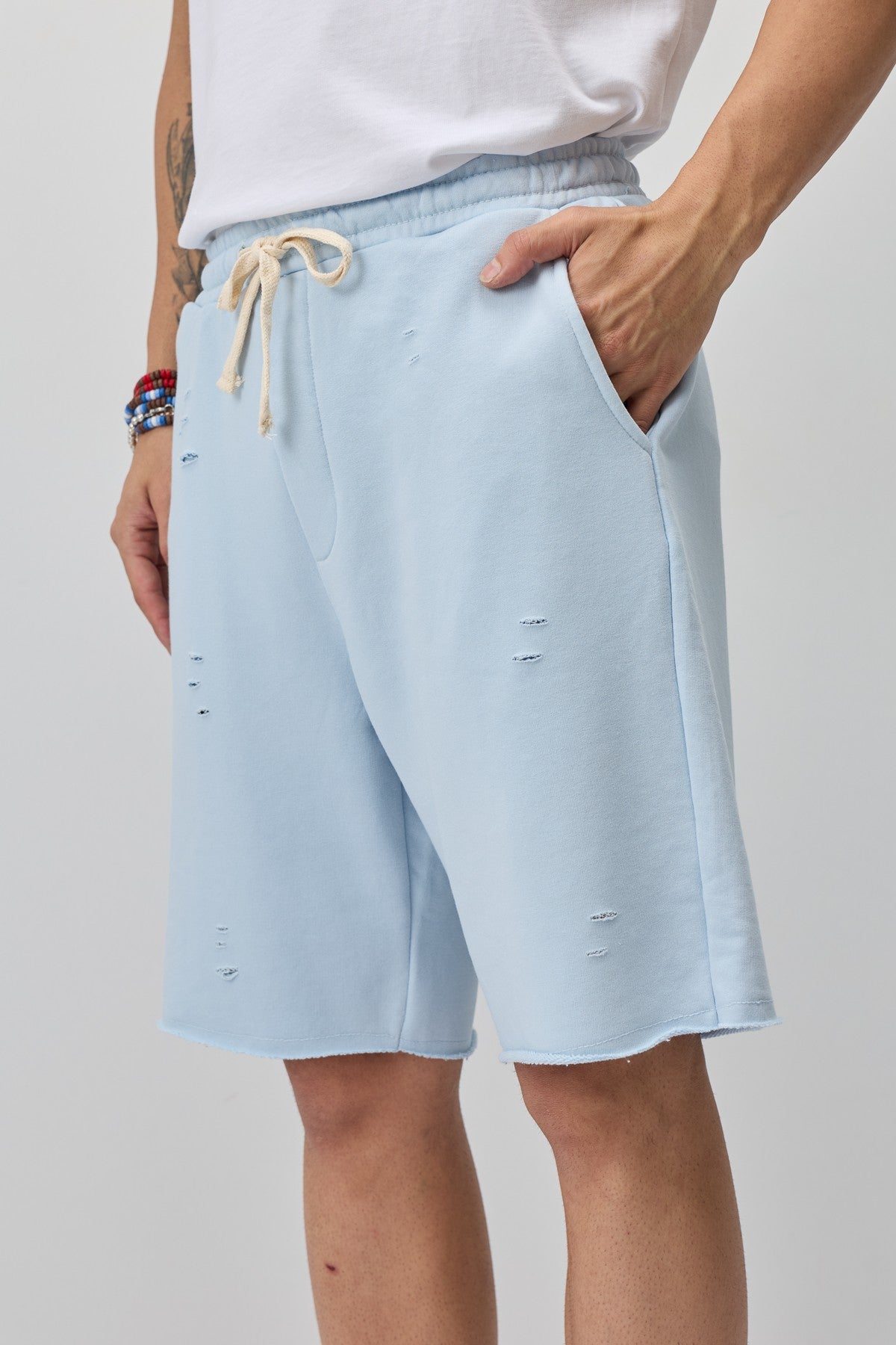 Loose-Fit Shorts with Drawstring