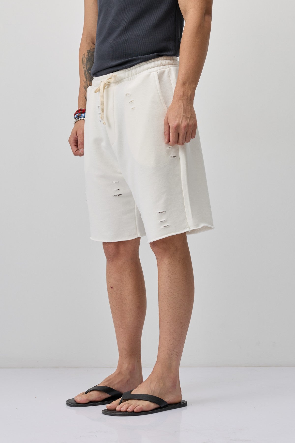Loose-Fit Shorts with Drawstring