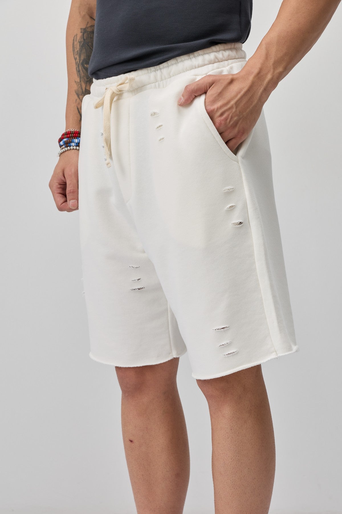 Loose-Fit Shorts with Drawstring