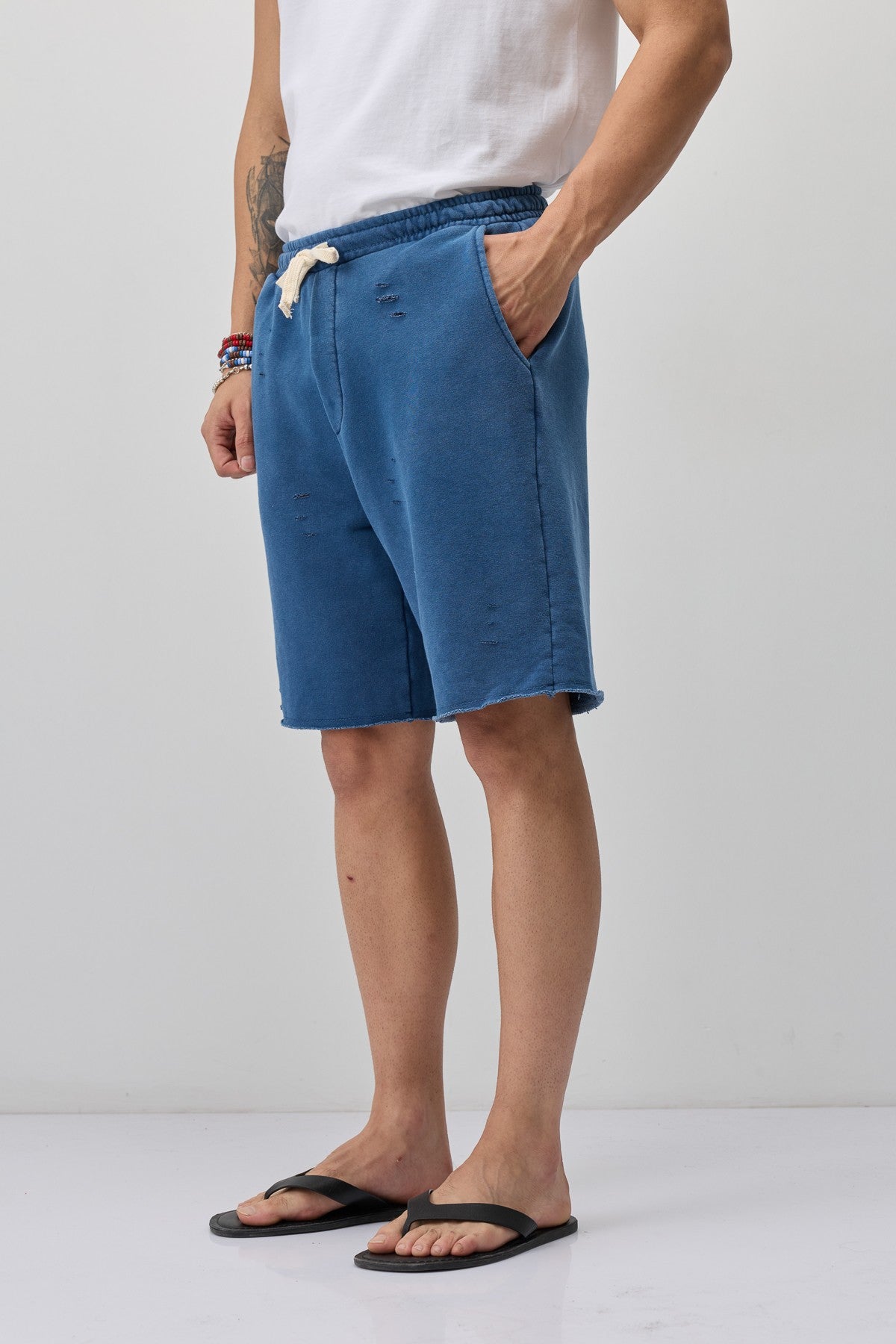 Loose-Fit Shorts with Drawstring