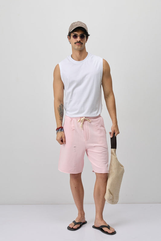Loose-Fit Shorts with Drawstring
