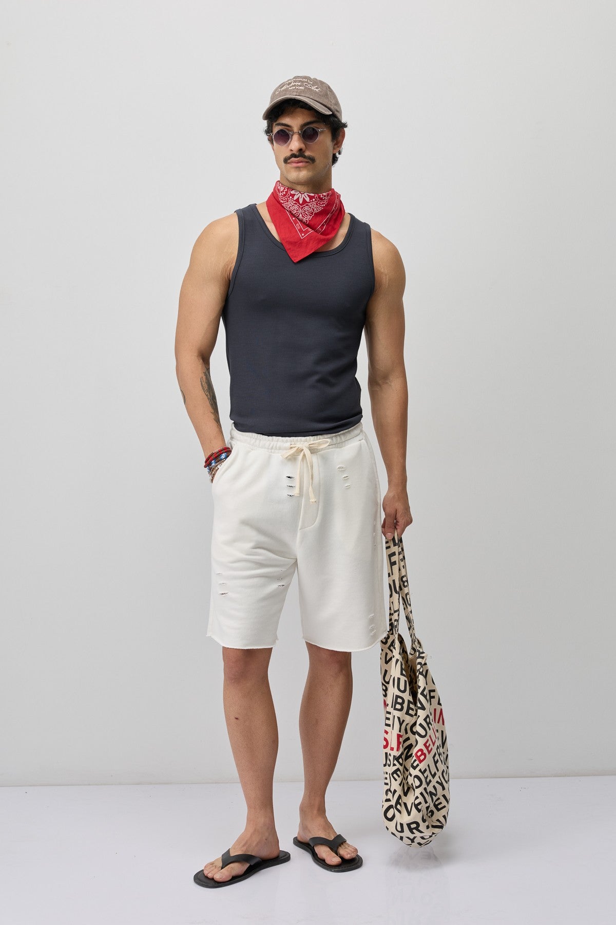 Loose-Fit Shorts with Drawstring