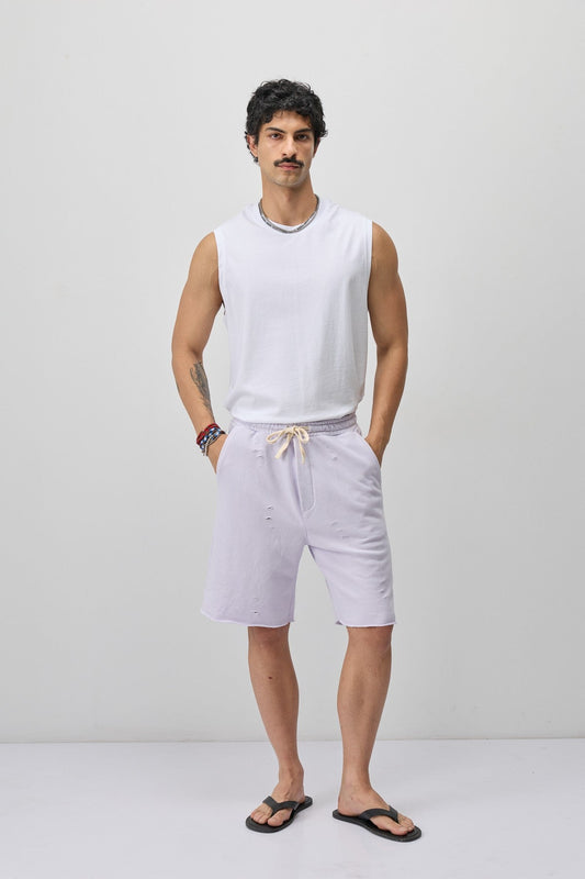 Loose-Fit Shorts with Drawstring