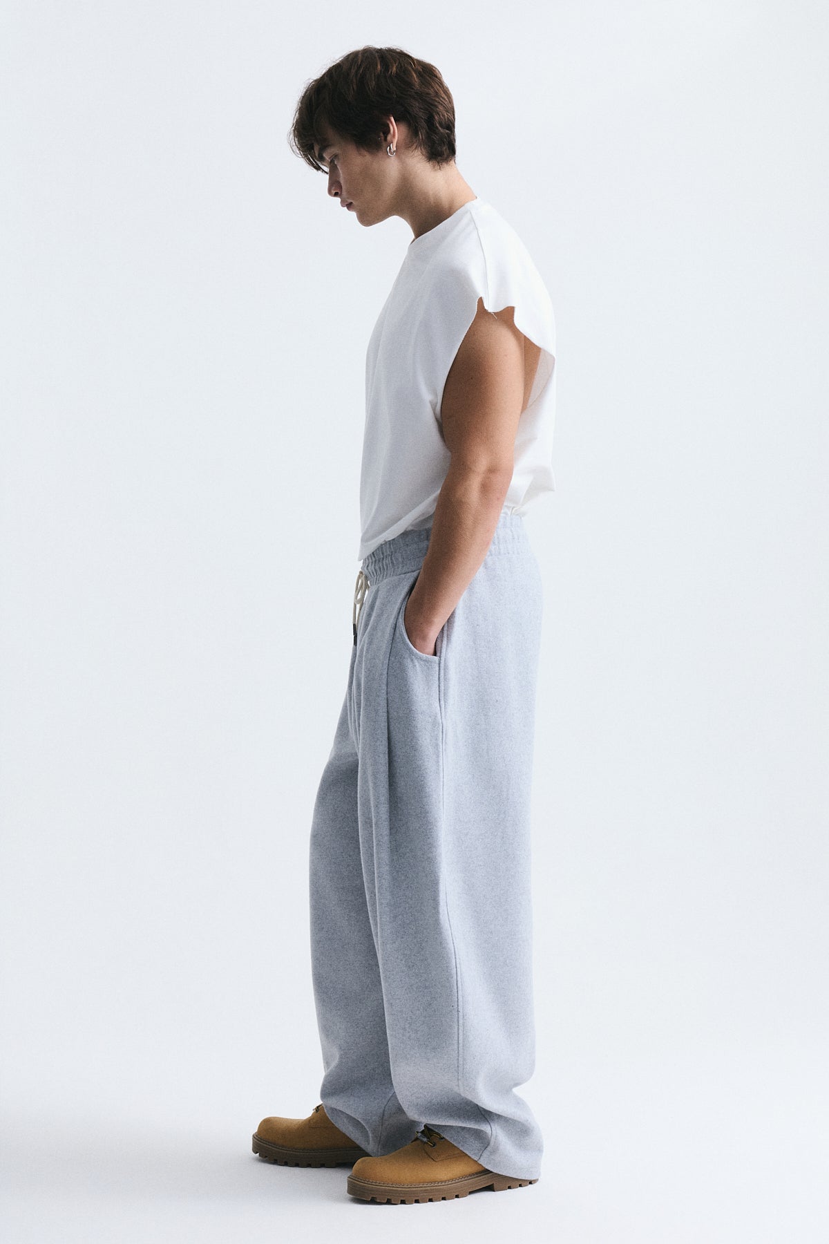 Balloon Fit Sweatpants with Pockets