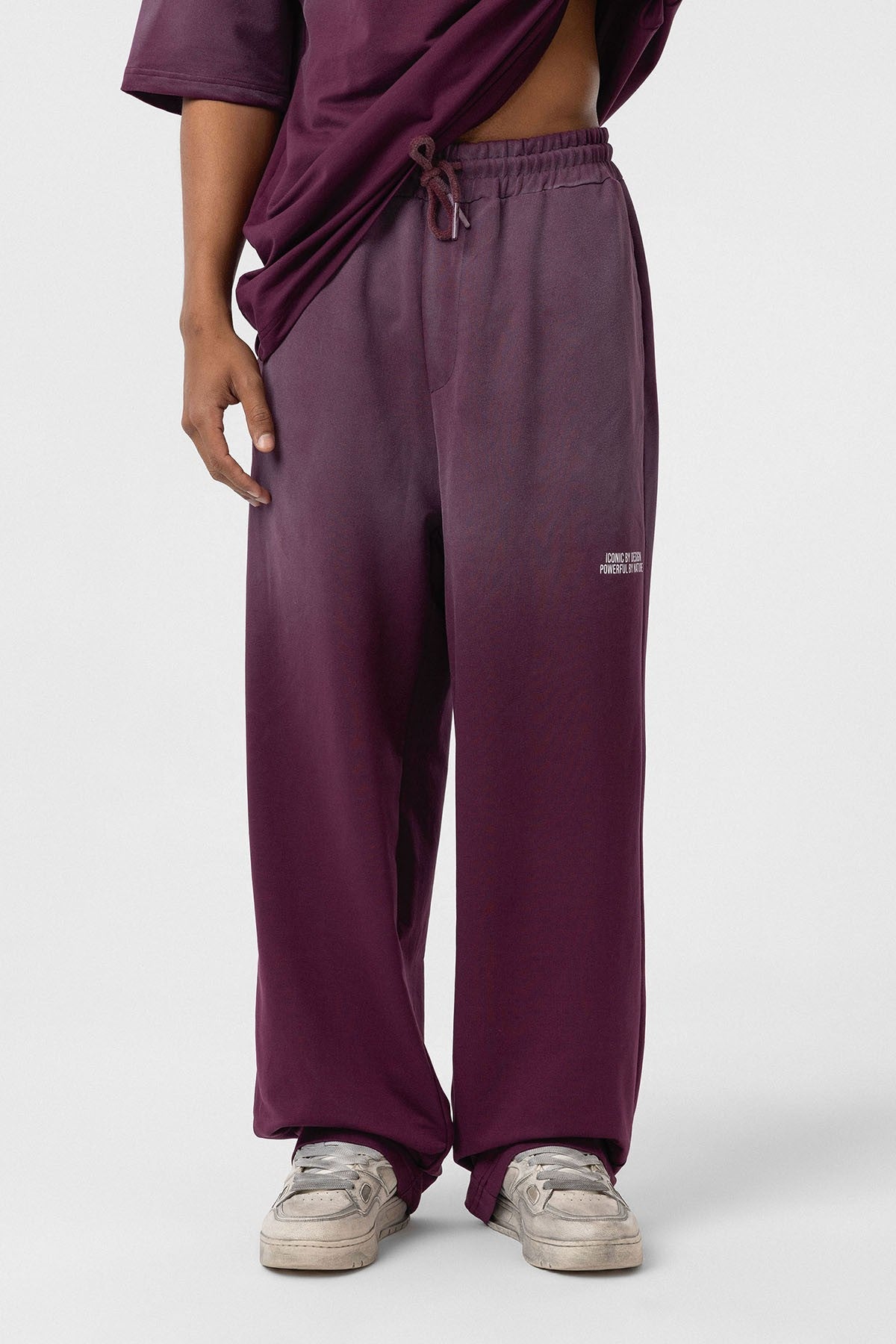 Oversized Printed Sweatsuit Set (Machine Washable)