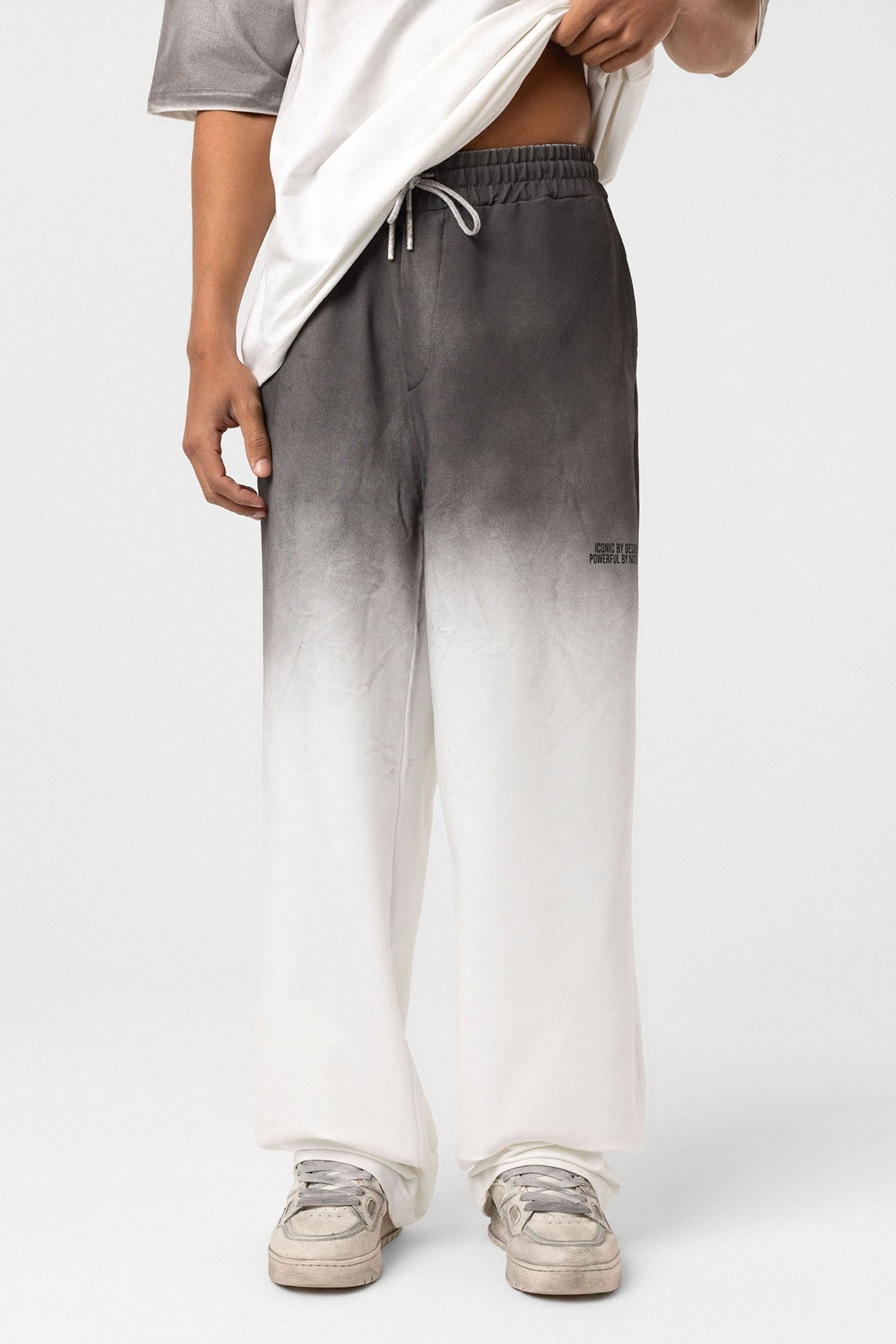 Oversized Printed Sweatsuit Set (Machine Washable)