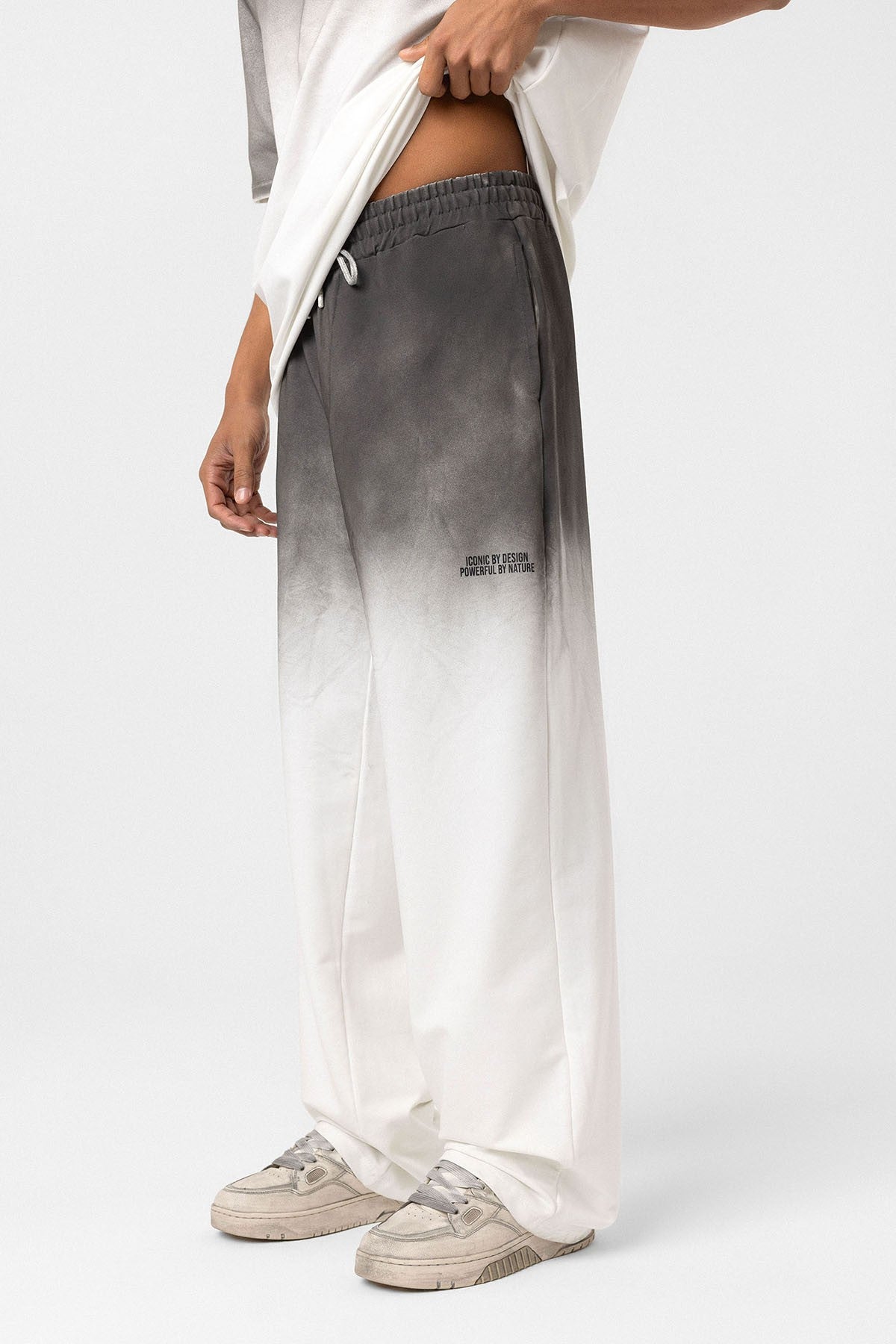Oversized Printed Sweatsuit Set (Machine Washable)