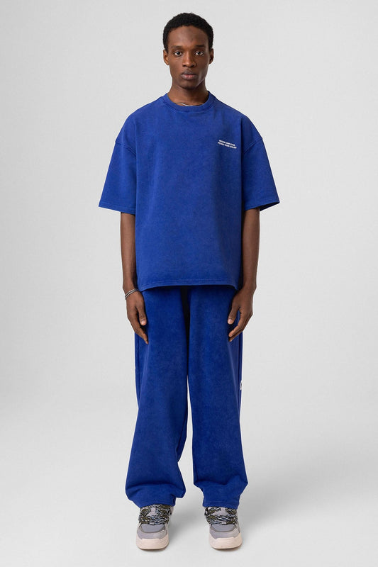 Oversized Sweatsuit Set with Back Print (Washed)