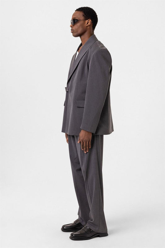 Oversized Belted Suit