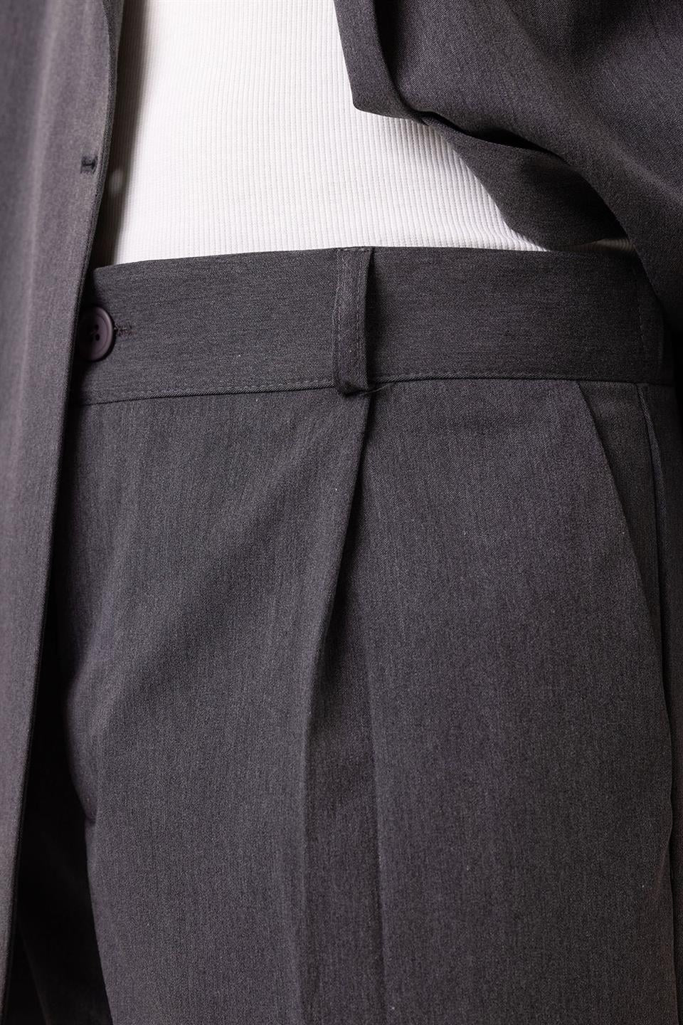 Oversized Belted Suit