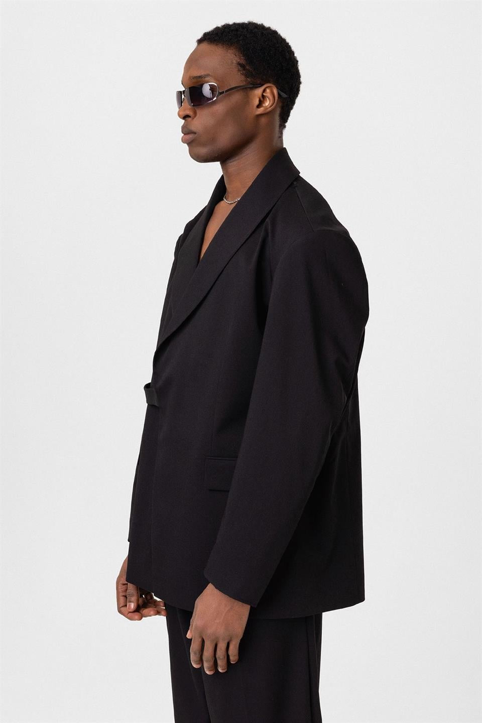 Oversized Belted Suit